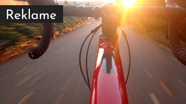 cykler til solnedgang